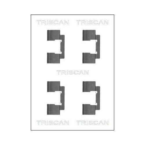 TRISCAN Zubeh&ouml;rsatz, Scheibenbremsbelag