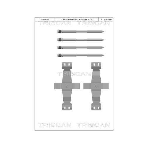 TRISCAN Zubeh&ouml;rsatz, Scheibenbremsbelag