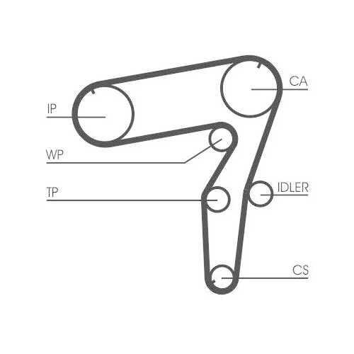 CONTINENTAL CTAM Zahnriemen