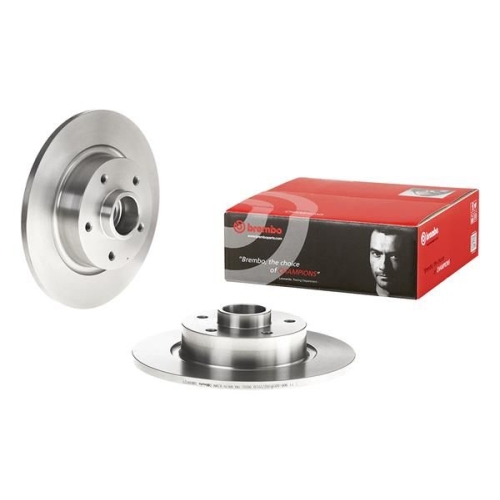 BREMBO Bremsscheibe PRIME LINE - With Bearing Kit