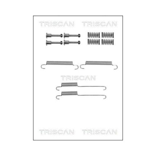 TRISCAN Zubehörsatz, Feststellbremsbacken