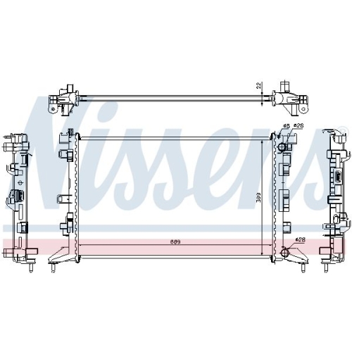 NISSENS Kühler, Motorkühlung