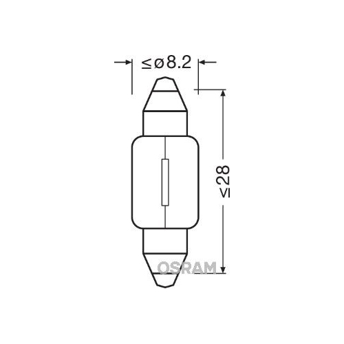 ams-OSRAM Glühlampe, Innenraumleuchte ORIGINAL