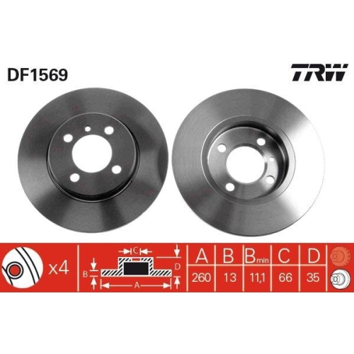 TRW Bremsscheibe