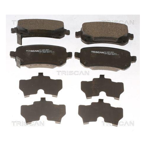 TRISCAN Bremsbelagsatz, Scheibenbremse