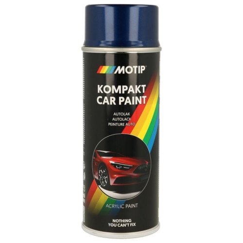 MOTIP Fahrzeug-Kombinationslack KOMPAKT AUTOLACK blau metallic 400 ml