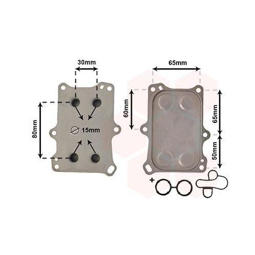 VAN WEZEL Ölkühler, Motoröl *** IR PLUS ***