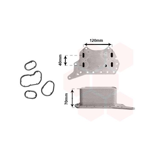 VAN WEZEL Ölkühler, Motoröl *** IR PLUS ***