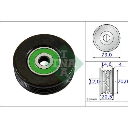 Schaeffler INA Spannrolle, Keilrippenriemen