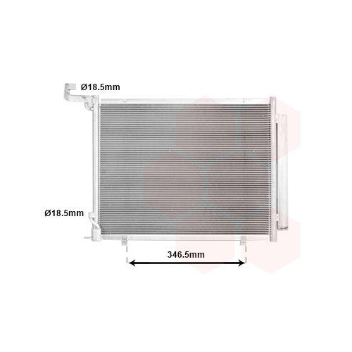 VAN WEZEL Kondensator, Klimaanlage
