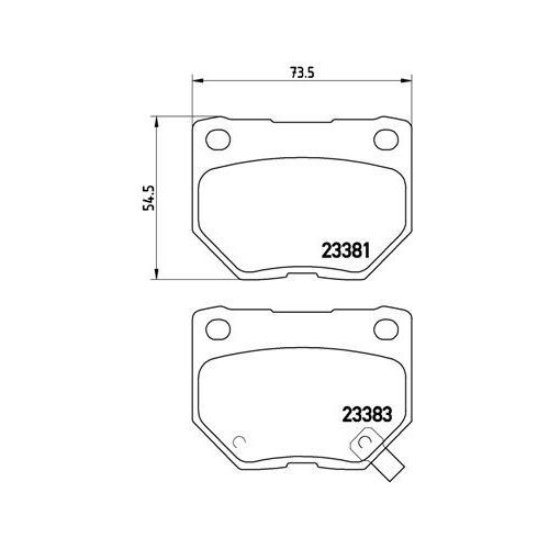 BREMBO Bremsbelagsatz, Scheibenbremse PRIME LINE