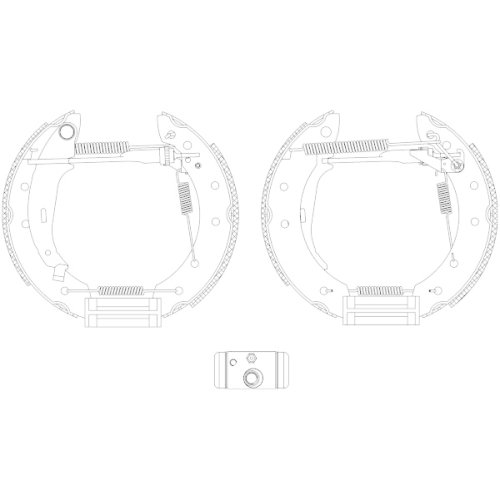 TEXTAR Bremsbackensatz Shoe Kit Pro