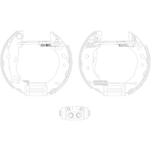 TEXTAR Bremsbackensatz Shoe Kit Pro