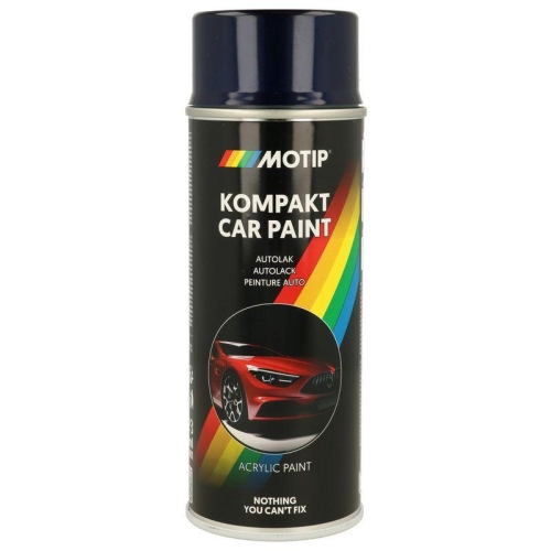 MOTIP Fahrzeug-Kombinationslack KOMPAKT AUTOLACK blau metallic 400 ml