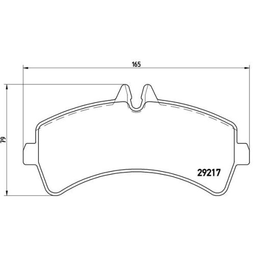 BREMBO Bremsbelagsatz, Scheibenbremse PRIME LINE