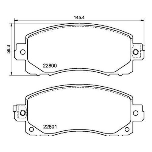 BREMBO Bremsbelagsatz, Scheibenbremse PRIME LINE