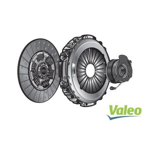 VALEO Kupplungssatz REMANUFACTURED KIT3P (PCA)