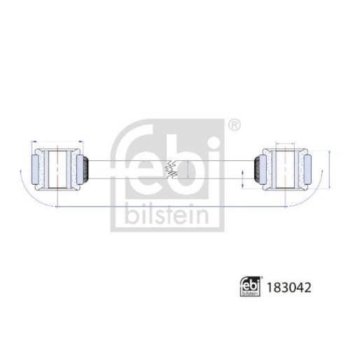 FEBI BILSTEIN Stange/Strebe, Stabilisator