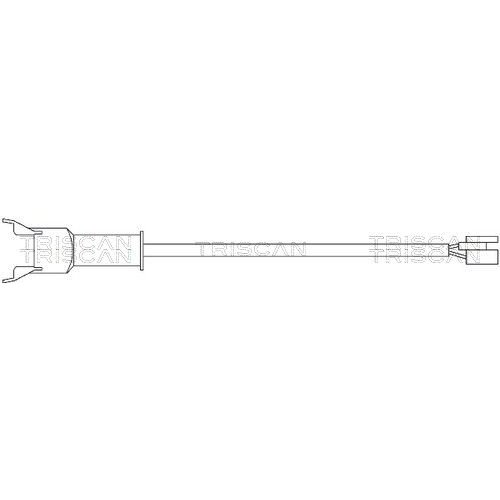 TRISCAN Warnkontakt, Bremsbelagverschleiß