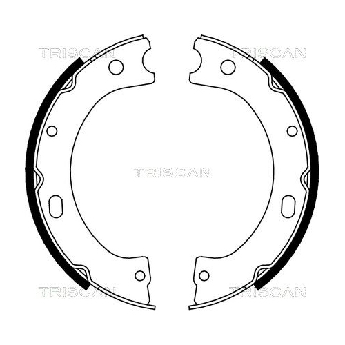 TRISCAN Bremsbackensatz