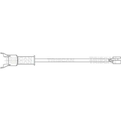TRISCAN Warnkontakt, Bremsbelagverschleiß