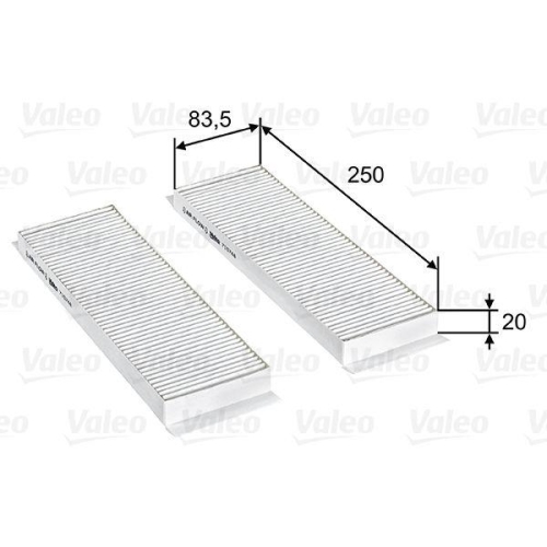 VALEO Filter, Innenraumluft VALEO ESSENTIAL