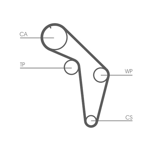 CONTINENTAL CTAM Zahnriemen