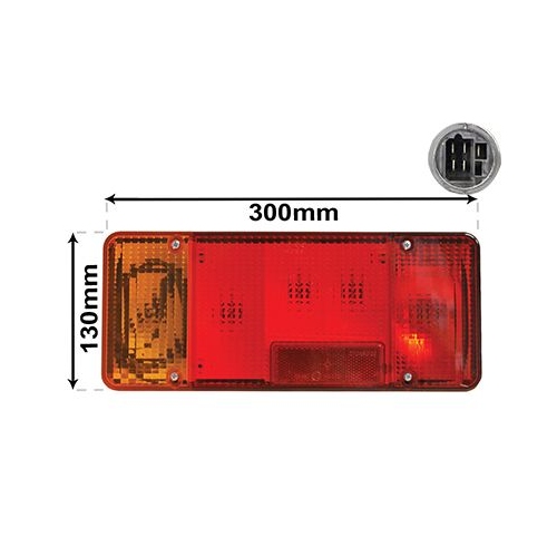 VAN WEZEL Heckleuchte