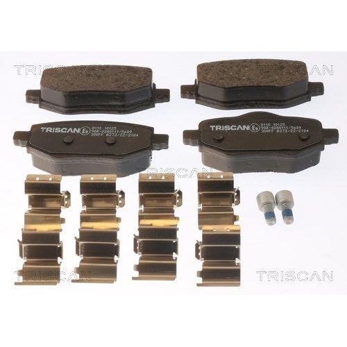 TRISCAN Bremsbelagsatz, Scheibenbremse