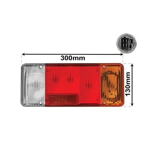 VAN WEZEL Heckleuchte