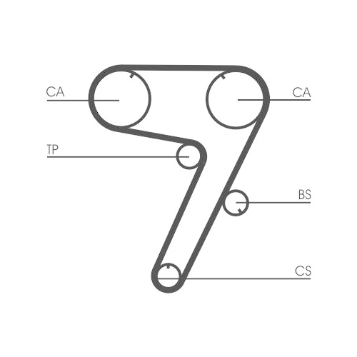 CONTINENTAL CTAM Zahnriemen