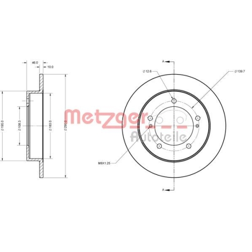 METZGER Bremsscheibe