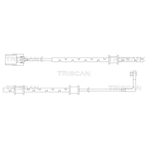 TRISCAN Warnkontakt, Bremsbelagverschleiß