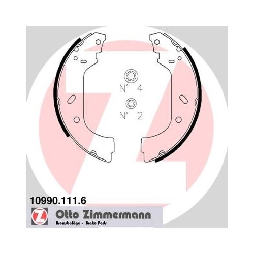 ZIMMERMANN Bremsbackensatz