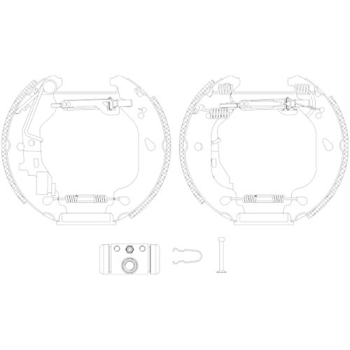 TEXTAR Bremsbackensatz Shoe Kit Pro