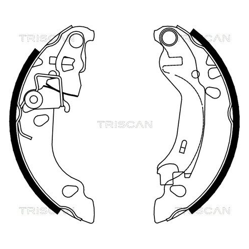 TRISCAN Bremsbackensatz