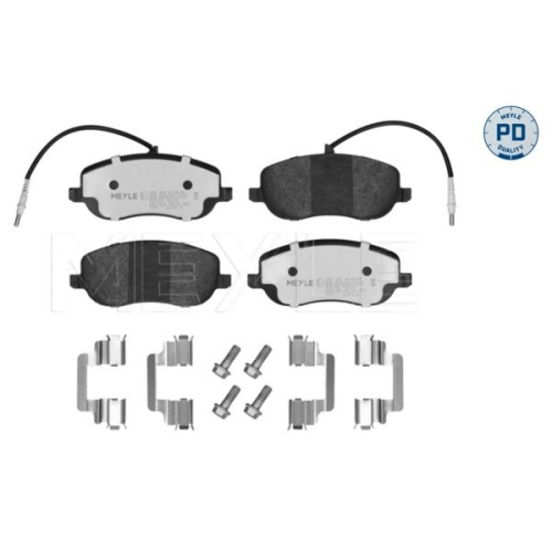 MEYLE Bremsbelagsatz, Scheibenbremse MEYLE-PD: Advanced performance and design.