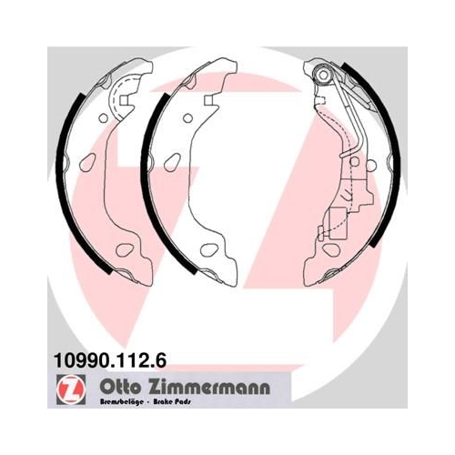 ZIMMERMANN Bremsbackensatz