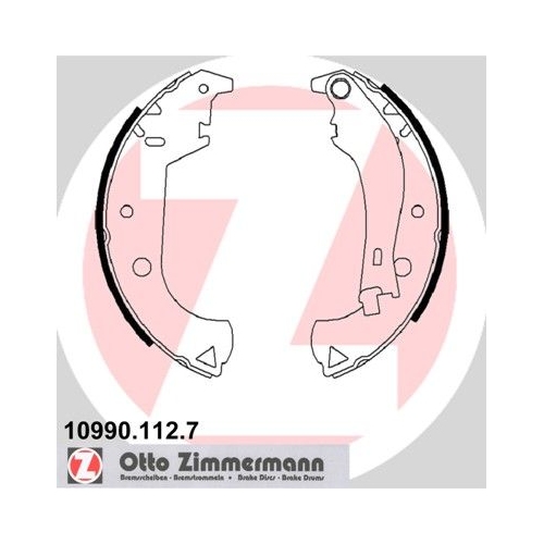 ZIMMERMANN Bremsbackensatz