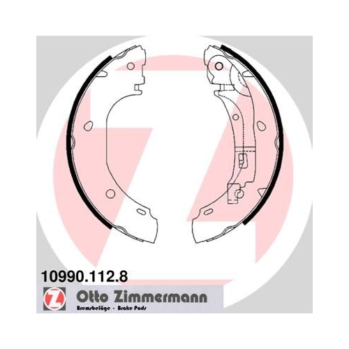 ZIMMERMANN Bremsbackensatz