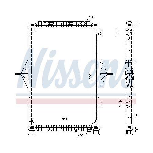 NISSENS Kühler, Motorkühlung