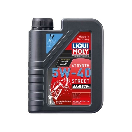 LIQUI MOLY Motoröl Motorbike 4T Synth 5W-40 Street Race