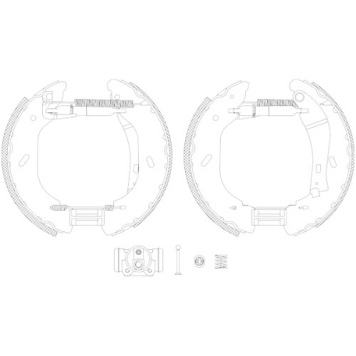 TEXTAR Bremsbackensatz Shoe Kit Pro