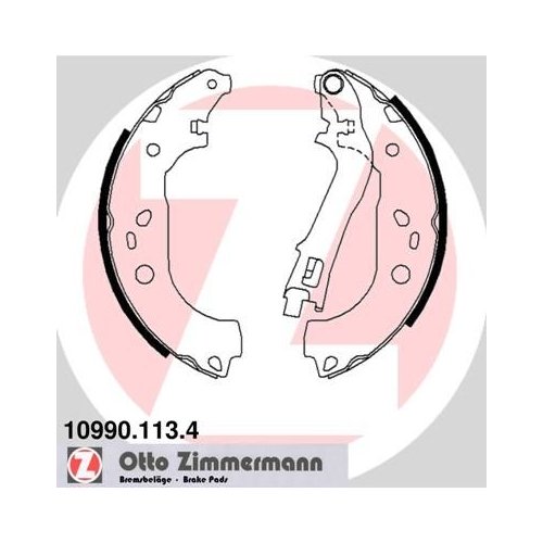 ZIMMERMANN Bremsbackensatz