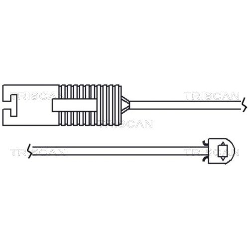 TRISCAN Warnkontakt, Bremsbelagverschleiß