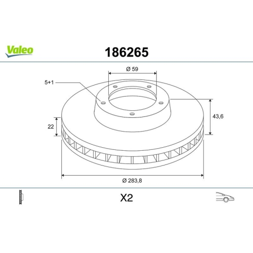 VALEO Bremsscheibe