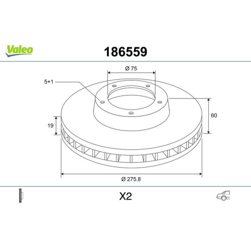 VALEO Bremsscheibe