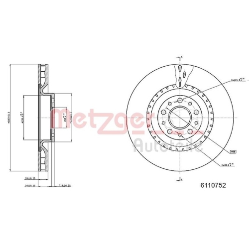 METZGER Bremsscheibe