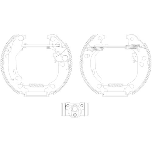 TEXTAR Bremsbackensatz Shoe Kit Pro