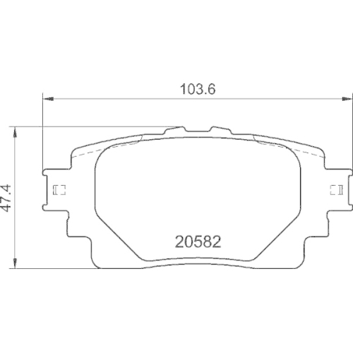 BREMBO Bremsbelagsatz, Scheibenbremse PRIME LINE